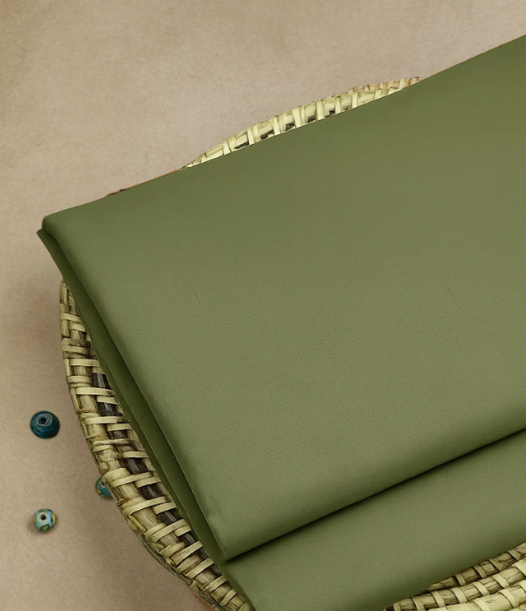 Olive Green Cotton Fabric