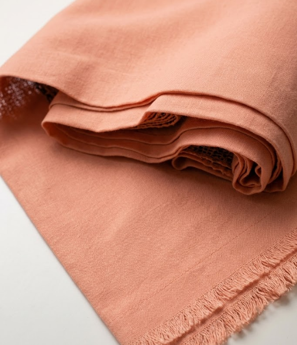 Peach Cotton Fabric